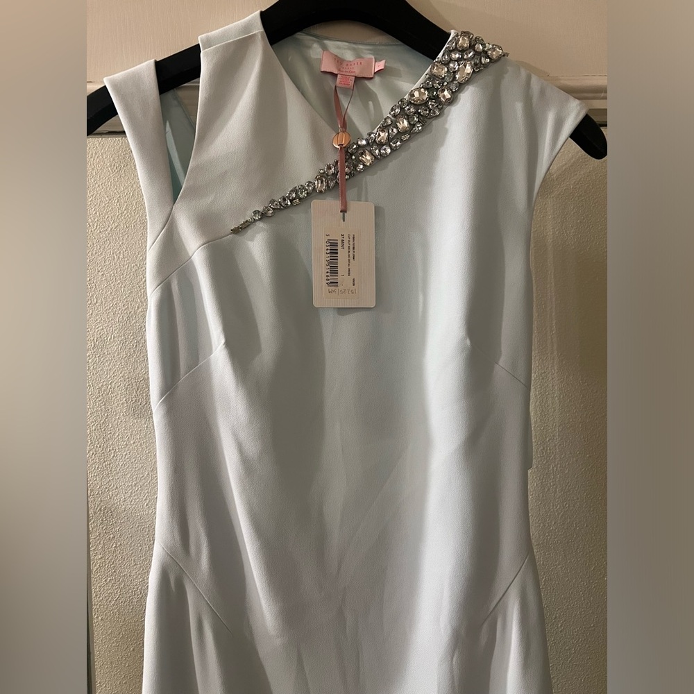 Ted Baker Asymmetrical Embellished Dress
